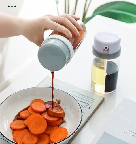 [PO] Orderpedia Kitchen - Botol Minyak dan Bumbu Sekat 2 Sisi Anti Tumpah