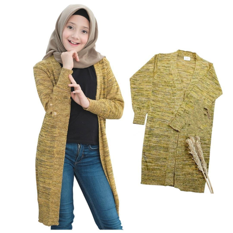 Leika - Long Cardigan Aurora 6-9th