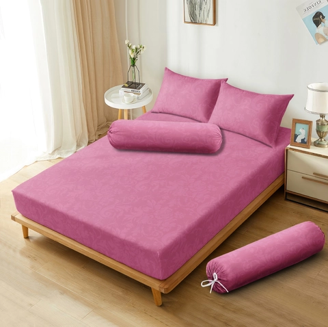 LADY ROSE OFFICIAL - Aloha Max x Ayu Ting Ting Sprei Emboss Fuchsia