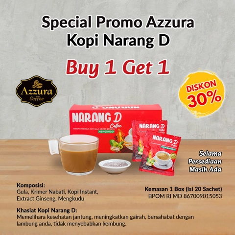 Madu Azzura - Narang D Coffee (Buy 1 Get 1)