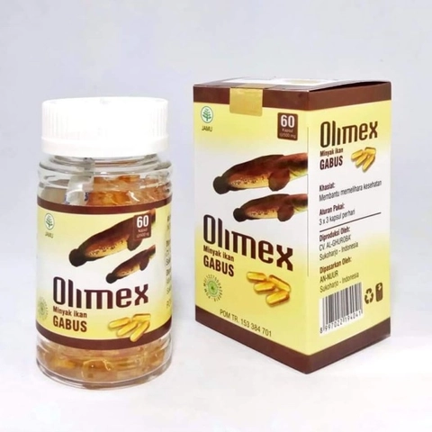 Agency Herbal - olimex kapsul minyak ikan gabus kutuk