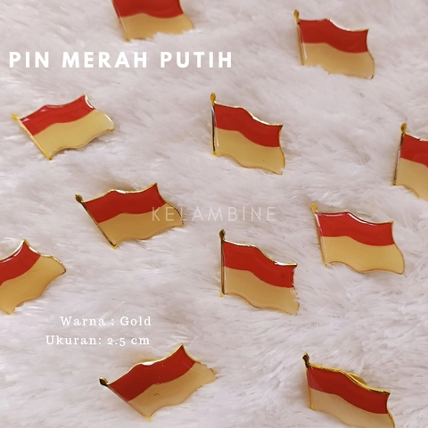 Kelambine - Pin Merah Putih Seragam Agustusan