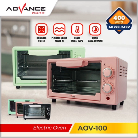 Mumtazqu Store - Advance Electric Oven (Oven Listrik ) AOV-100 Kapasitas 9L