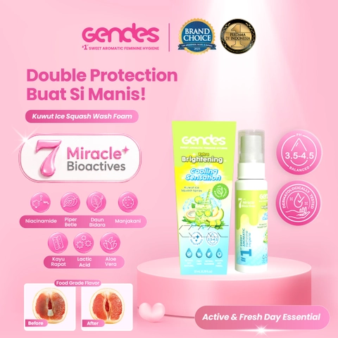 GENDES - Gendes Sweet Aromatic Feminine Care Spray with Kuwut Ice Squash 7 Miracle Bioactives