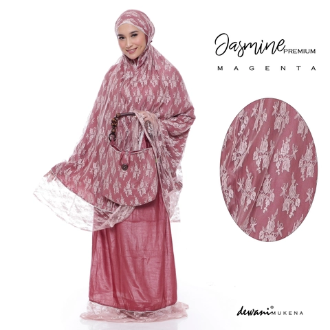 Dewani - Jasmine Premium Lace Magenta
