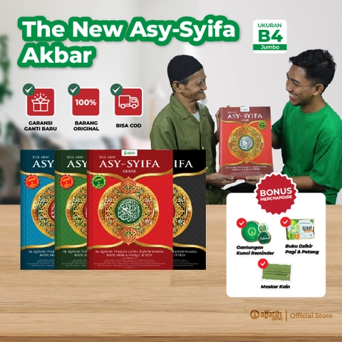 Alfatih Quran - ASY-SYIFA AKBAR B4 Al-Quran Jumbo Terjemah Perkata Latin Tajwid Waqof Ibtida