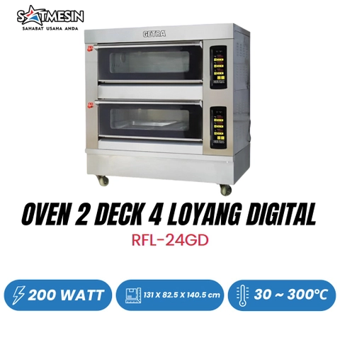 SATMESIN - RFL-24GD GETRA OVEN 2 DECK 4 LOYANG
