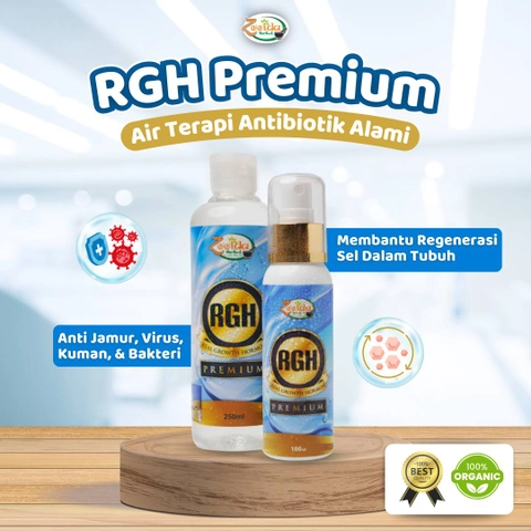 Zeeida Herbal - RGH Premium Real Growth Hormon Air Terapi Antibiotik Alami Membunuh Virus dan Parasit 500 ML