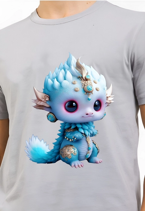 astro - Kaos Pria Gambar 3Dimensi Baby Dragon