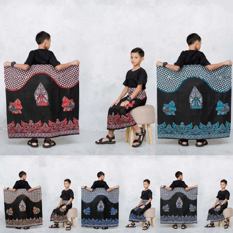 Kois Batik - Sarung anak sd terbaru motif semar anak