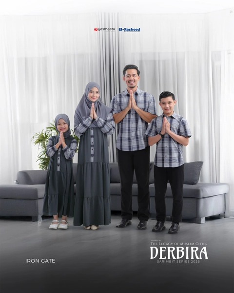 Yasmeera Official - SARIMBIT 2026 DERBIRA SERIES WARNA IRON GATE