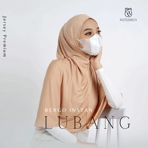 Ratnamaya - Bergo Lubang Telinga Jersey Premium