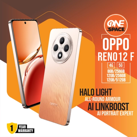 One Space - HP OPPO Reno12 F 4G 5G 8/256GB 12/256GB 12/512GB