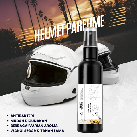 Travellers - Spray Deo Parfum Helm Penyegar Pewangi Pengharum Penghilang Bau Anti Bacterial