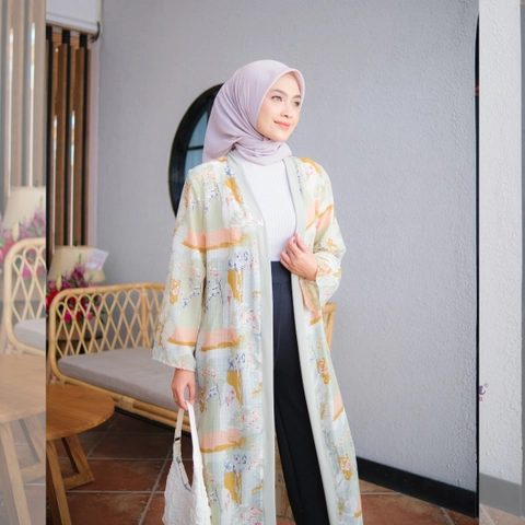 Milyarda Hijab - Long Outer Hizella Dress Outerwear Wanita