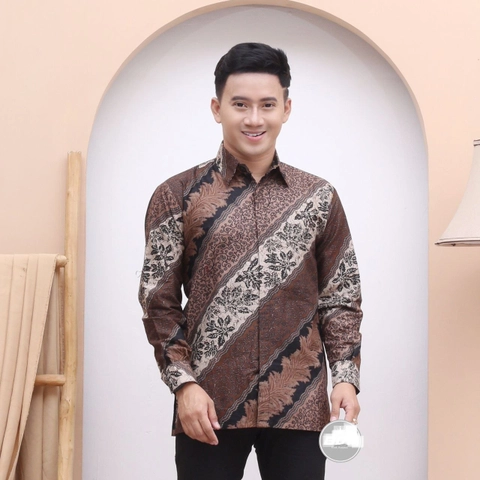Batik Berjaya - Kemeja lengan panjang Batik susanto