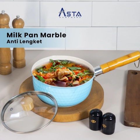 Asta Panci Mpasi Bayi Sauce Pan Anti Lengket Tutup Kaca Ambrosia 16 cm