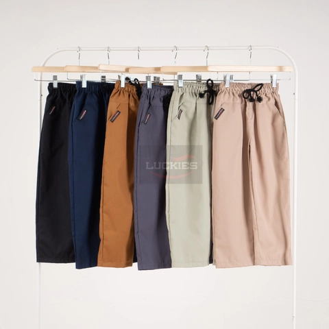 Luckies - Celana Panjang Chino Chinos Anak 1-15 Tahun Pinggang Karet dengan Tali Pinggang 6 Warna