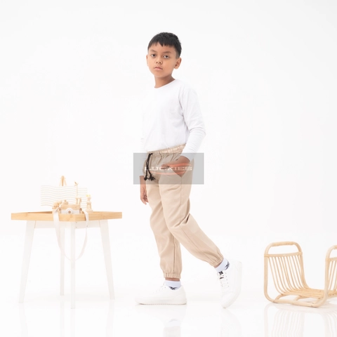Luckies - Celana Jogger Anak Usia 1-15 Thn Pinggang Karet dengan Tali Pinggang