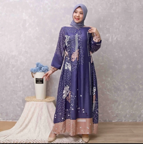 Celin Fashion [TA] - M XL XXL XXXL JUMBO Gamis syakirah motif