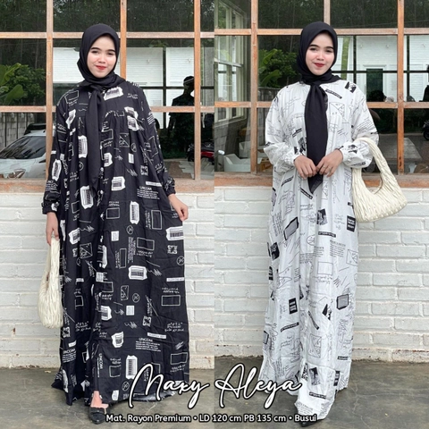 Khisna collection - New gamis Busui maxy aleya motif rumus best seller