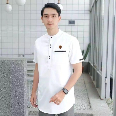 Bursanekashop - baju Koko Kurta qatar lengan pendek