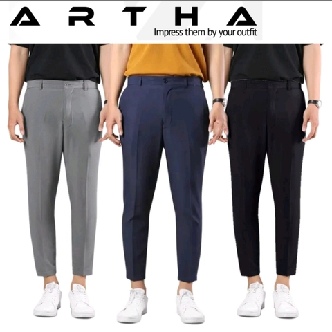 Artha fasshion - CELANA FORMAL SLIMFIT ENGKEL PREMIUM