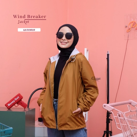 Khaaya Collection - Khaaya Jacket Unisex Wind Breaker Dewasa Waterproof Untuk Berkendara Naik Motor