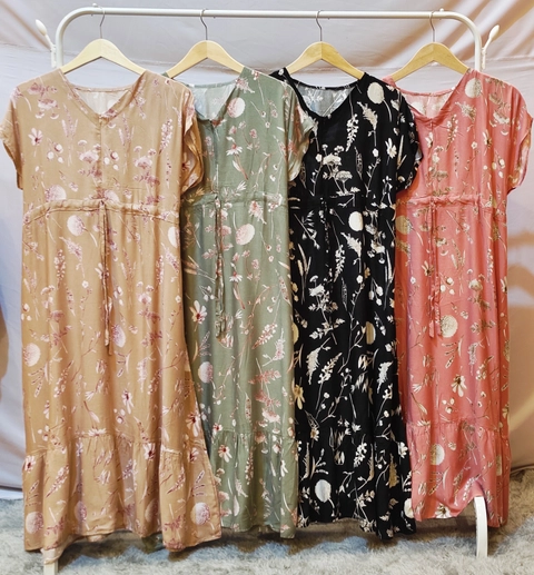 Amha Collection - DASTER RAYON VISCOSE LENGAN PENDEK RESLETING