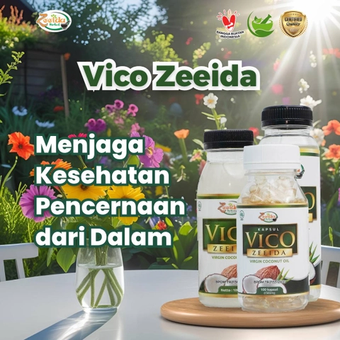 Zeeida Herbal - Vico Extra Virgin Coconut Oil Murni 100 Persen Minyak Kelapa Organik Premium Quality