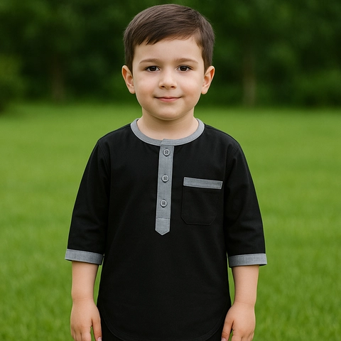 Jckidswear - Atasan Koko Kurta Kaos Anak Usia 4 - 16 tahun