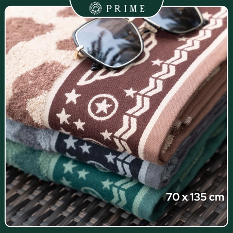 Chalmer - Handuk Mandi Dewasa Prime by Chalmer 70 x 135 cm Motif Mire Ukuran Besar