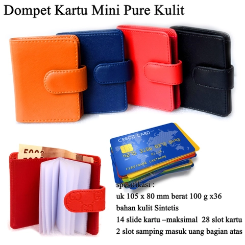 Lanc Fashion - Dompet Flip Card Mini Pure Slim