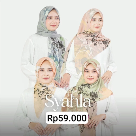 Henfa.id - Kerudung Segiempat/Kerudung Motif/Kerudung Voal/Scarf Motif/Jilbab Motif/Kerudung Syari/Kerudung Sya