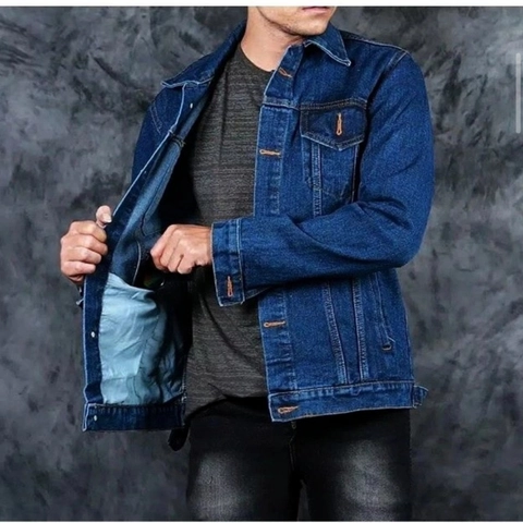 Bursanekashop - JAKET JEANS PRIA // JAKET DENIM PRIA // JAKET JEANS BIOWASH