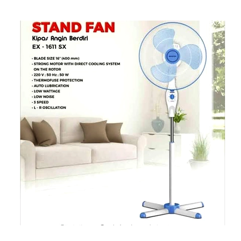 UTAMAMEGA - Maspion EX1611 SX Stand Fan Kipas Angin Berdiri 16 Inch