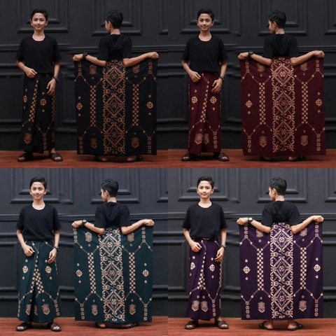 Kois Batik - Sarung Batik Anak Remaja Sd Smp Bagus sekali Motif melati