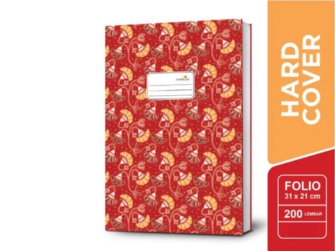 Bintang Terang ATK - Buku Hardcover PAPERLINE PPL Folio 100 (1 Pack isi 5 Buku)
