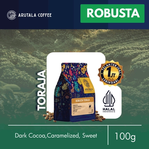 Arutala - ARUTALA Kopi Toraja Rantebua Robusta Coffee Indonesia 100 gram