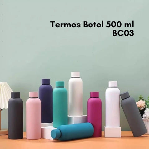 Tumbler Termos Botol Minum Premium Vacuum Insulated Stainless Steel 500ml