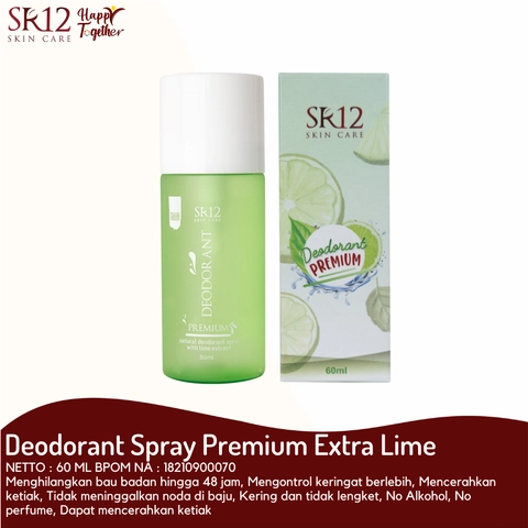 SR12 Deodorant Spray Premium Menahan Bau Badan 48 Jam Non Parfum Non Alkohol