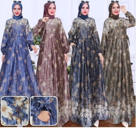 Celin Fashion [TA] - M L XL 4L 6L GAMIS SALEHA MOTIF