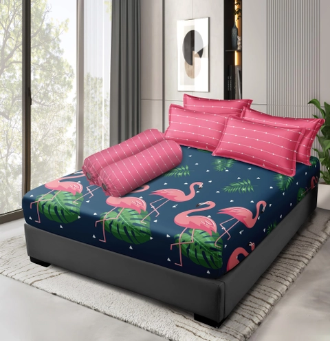 LADY ROSE OFFICIAL - LADY ROSE- Sprei King Flamingo