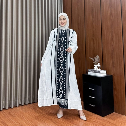 Khisna collection - Abaya kaftan songket jumbo