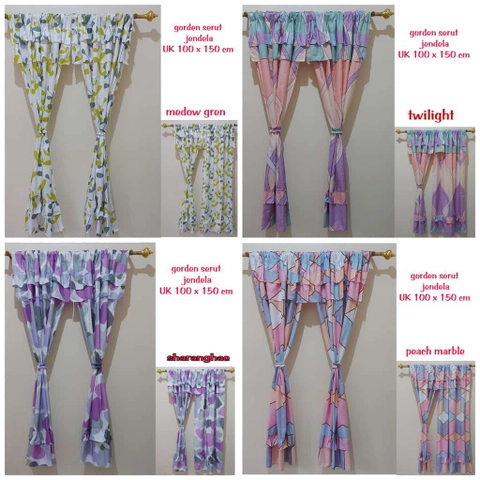 Galeripuko - All Motif Gorden Jendela dan Pintu Serut Non Belah