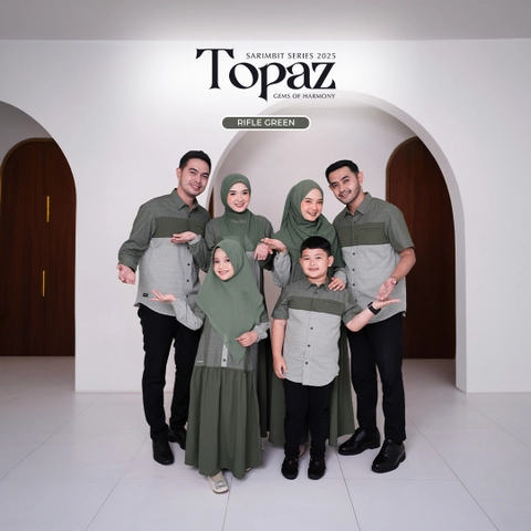 Yasmeera Official - Sarimbit 2025 Topaz Series Warna Rifle Green