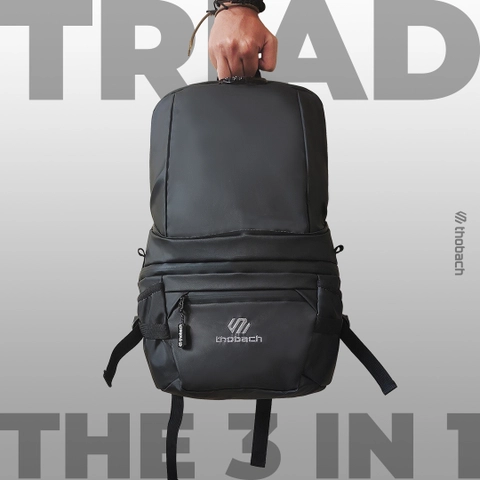 Thobach official - THOBACH 3 IN 1 Backpack Waistbag Slingbag Anti Air Waterproof TRIAD