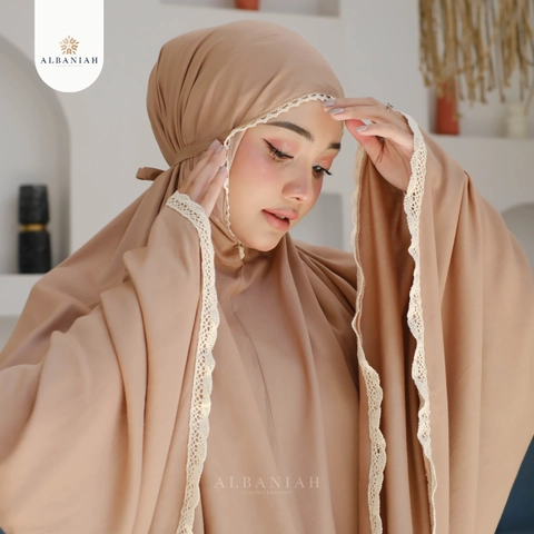 Mukena Katun Rayon Polos Dewasa Premium