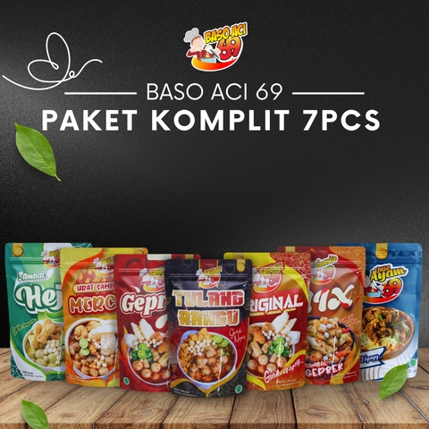 Baso Aci 69 - Paket Komplit All Varian isi 7pcs