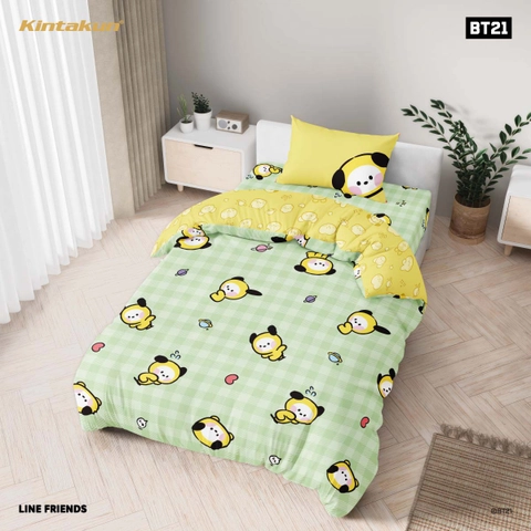 Kintakun - Kintakun BT21 Minini Bed Cover Fitted Set DLUXE 120 x 200 Edition T-25